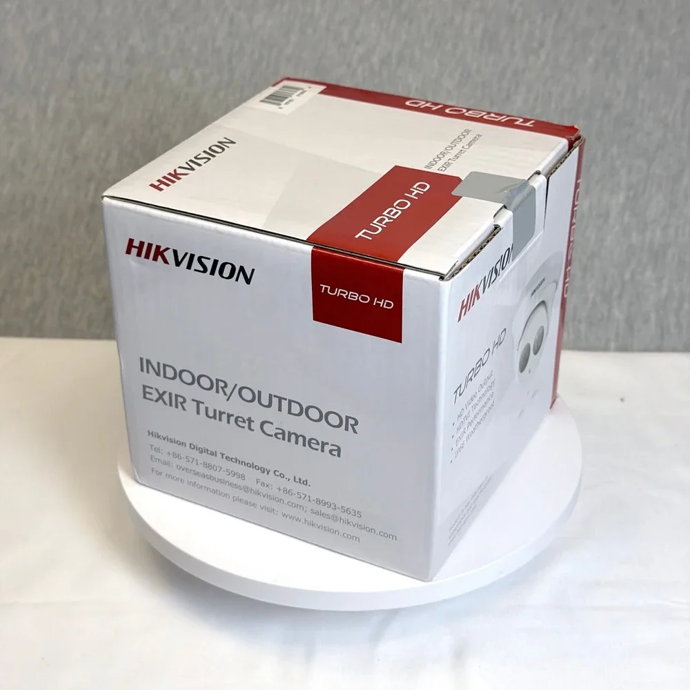 Hikvision Turbo HD EXIR Turret Camera 720p 8mm IP66 DS-2CE56C5T-IT1 White